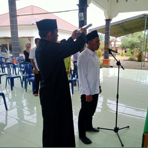 Pelantikan Kepala Dusun 3 Mingkung Jaya 