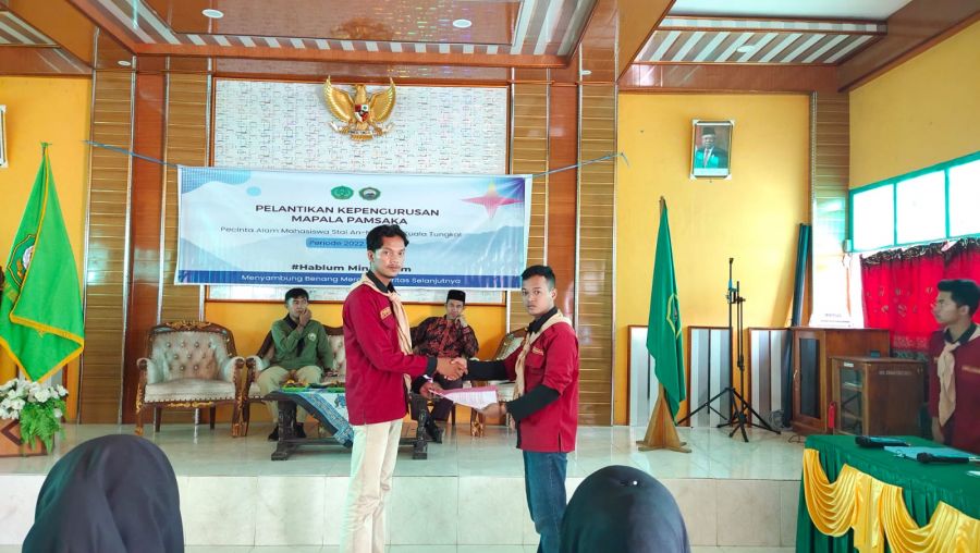 Pelantikan Ketua Mapala Pamsaka Kampus Stai An-Nadwah Periode 2022-2023
