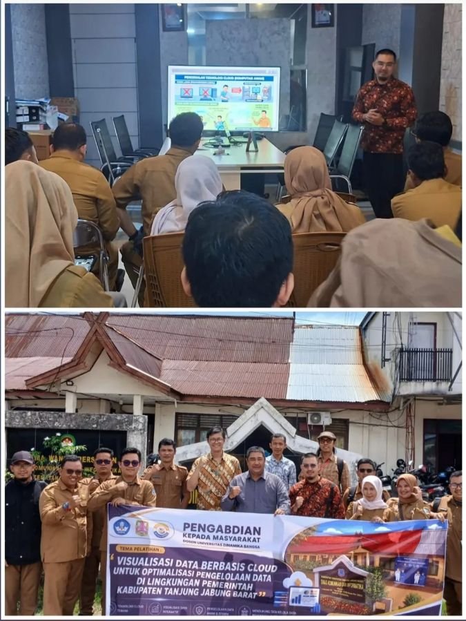 Pemkab Tanjab Barat Gandeng Universitas Dinamika Bangsa Gelar Pelatihan Visualisasi Data