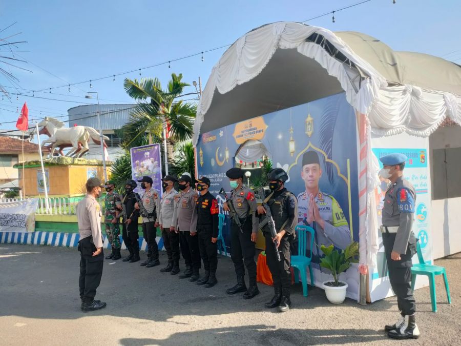 Pengamanan Pos Kota Menjelang dan Pasca Idul Fitri 1443 H