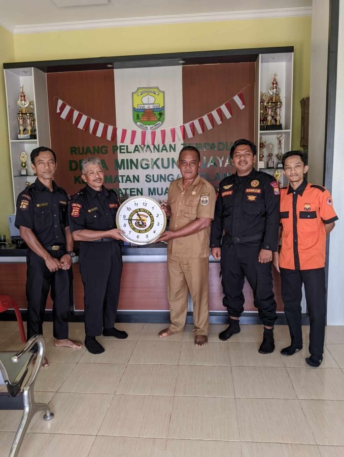 Pengurus Senkom Sungai Gelam Intensif Jalin Sinergi dengan Pemerintah Desa Mingkung Jaya