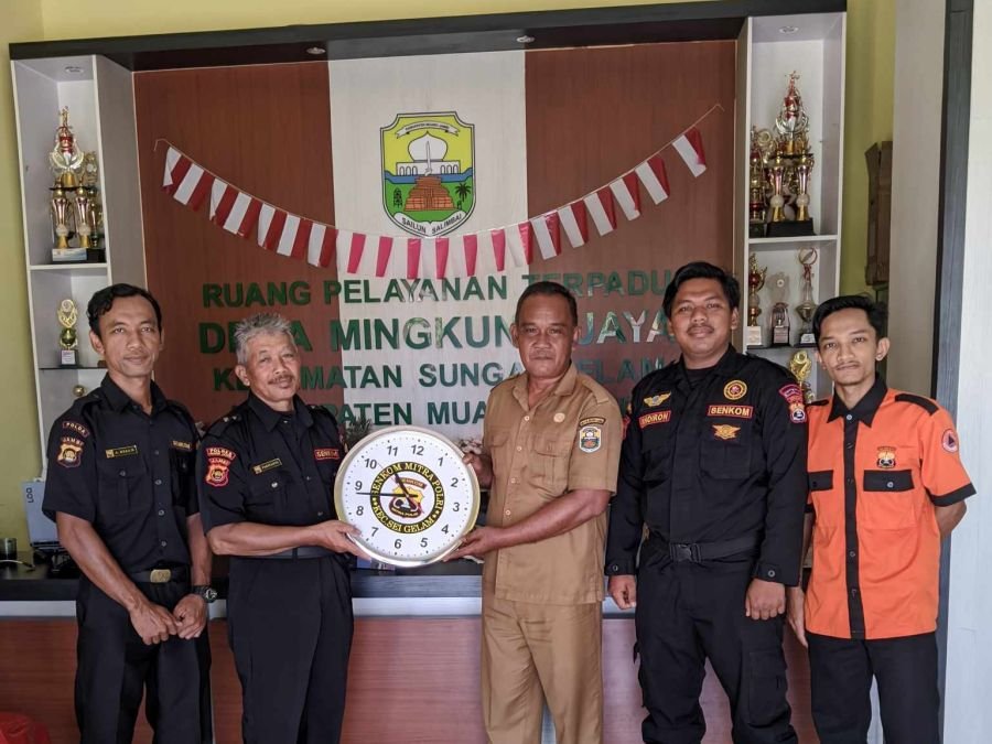 Pengurus Senkom Sungai Gelam Intensif Jalin Sinergi dengan Pemerintah Desa Mingkung Jaya