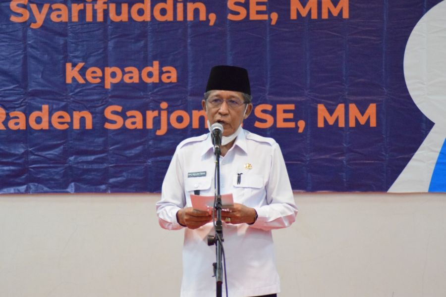 Pergantian Kepala LPP TVRI Jambi,   Syarifudin Mendapat Apresiasi dari Wagub