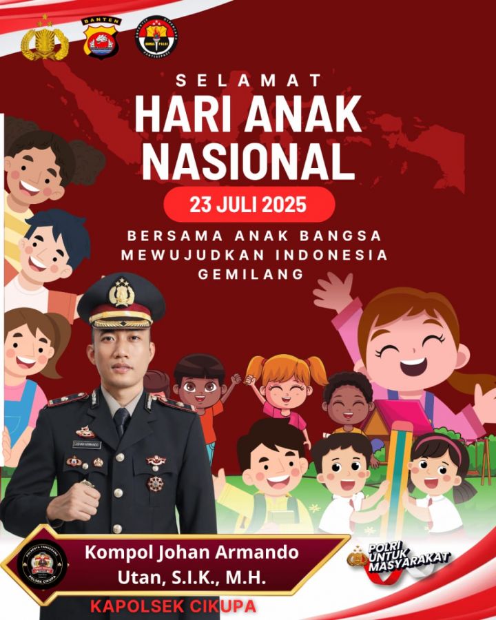 Peringati HAN 2025, Kompol Johan Armando Utan Serukan Perlindungan Anak