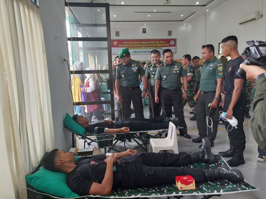 Peringati Hari Juang Kartika, Kodim 0415/Jambi Gelar Kegiatan Sosial