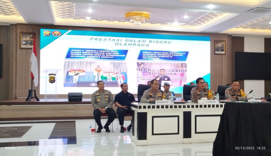 Polda Jambi Gelar Rilis Akhir Tahun 2025, Paparkan Capaian Kinerja dan Komitmen Penegakan Hukum