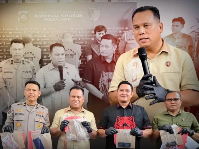 Polda Jambi Ungkap Rantai Perdagangan Emas Ilegal, Amankan 1,2 Kg Emas dan 2 Tersangka