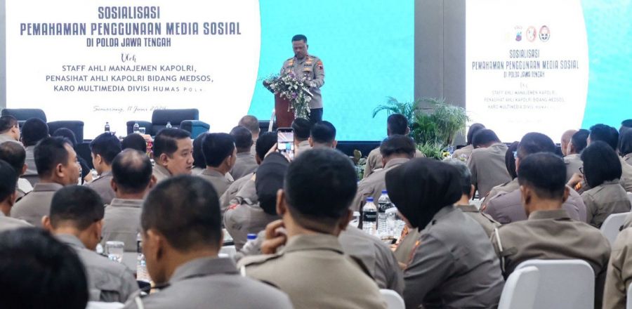 Polda Jateng bersama Korsahli Kapolri Gelar Sosialisasi Pemahaman Media Sosial