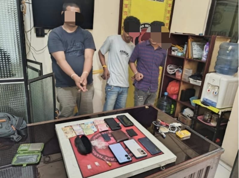 Polisi Kembangkan Kasus Yuda dan Ega, Amankan Tiga Tersangka Narkoba Sindikat Baru