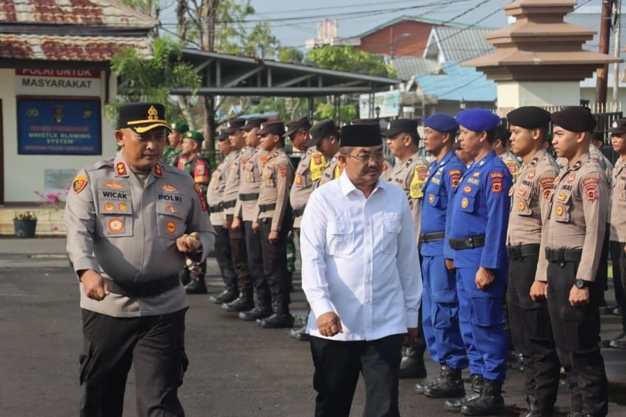 Polres Tanjab Barat Gelar Apel Kewaspadaan Sabuk Kamtibmas, Perkuat Sinergi Wujudkan Keamanan Bersam