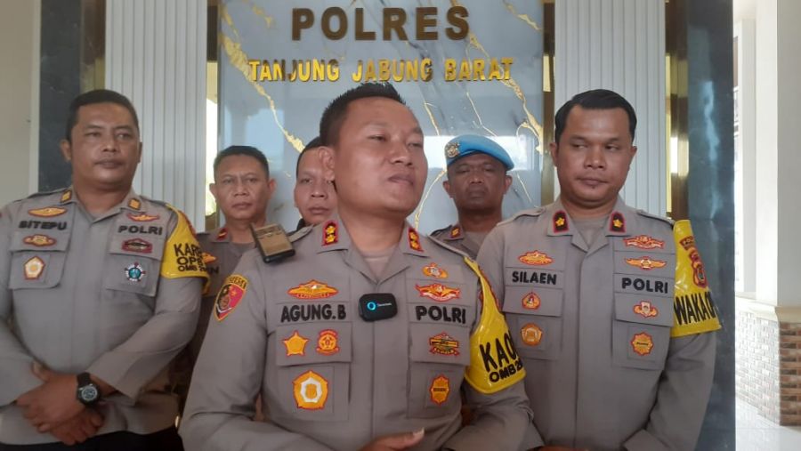 Polres Tanjab Barat Hadirkan Layanan Titip Motor Gratis, Warga Mudik Lebaran Tanpa Khawati  