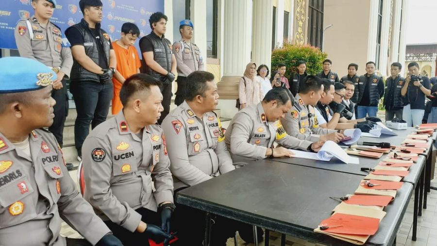 Polres Tanjabbar Ringkus Residivis Pencuri Belasan Motor, Modus Antar Anak Sekolah!  