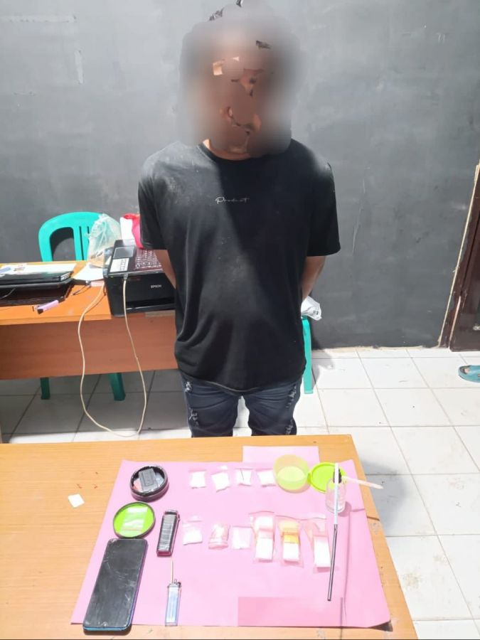 Polsek Tebing Tinggi Ungkap Kasus Tindak Pidana Penyalahgunaan Narkotika Jenis Sabu