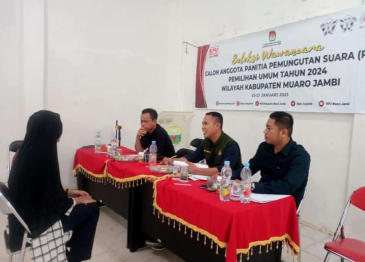PPK Kecamatan Sungai Gelam Lakukan Tes Wawancara  Calon PPS Pemilu 