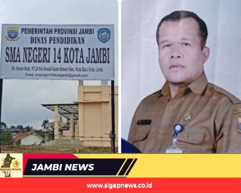 Proyek Pembangunan Swakelola SMA Negeri 14 Kota Jambi Pagu Anggaran 3 Milyar Diduga Bermasalah