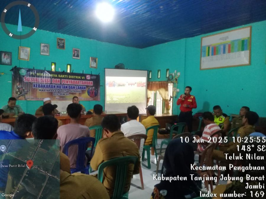 PT WKS Perkuat Kapasitas Masyarakat Hadapi Karhutla Melalui Sosialisasi Intensif di Dua Desa