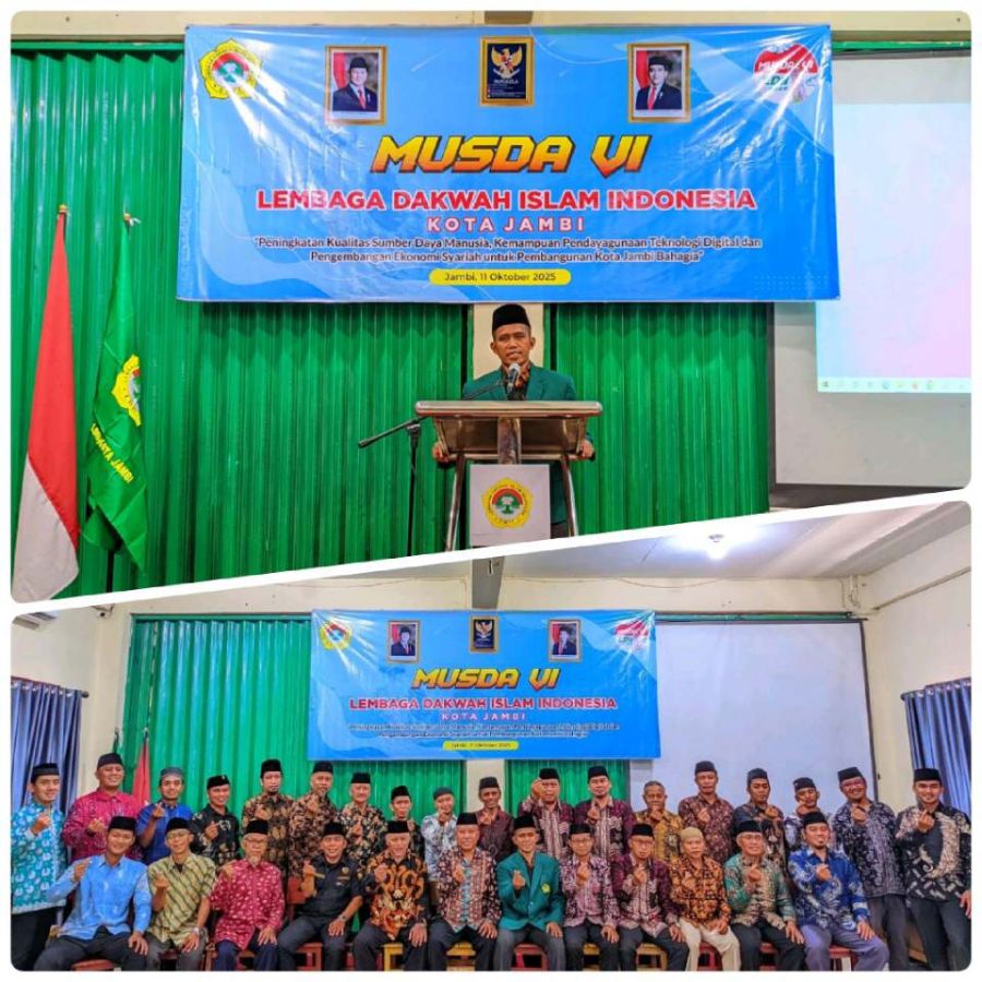 Rahmat Nuruddin Buka Secara Resmi MUSDA VI DPD LDII Kota Jambi: Tegaskan Regenerasi dan Profesionali