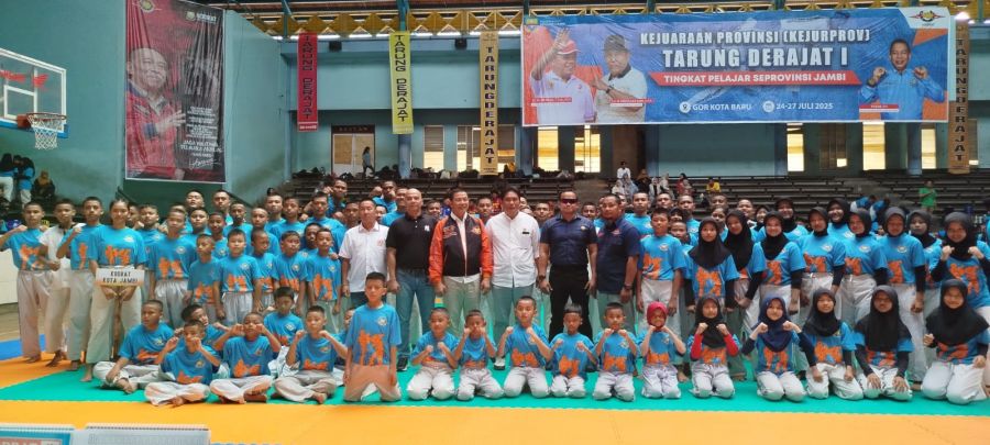 Resmi Dibuka, Kejuaraan Tarung Derajat Pelajar Jambi Jadi Ajang Uji Mental dan Prestasi