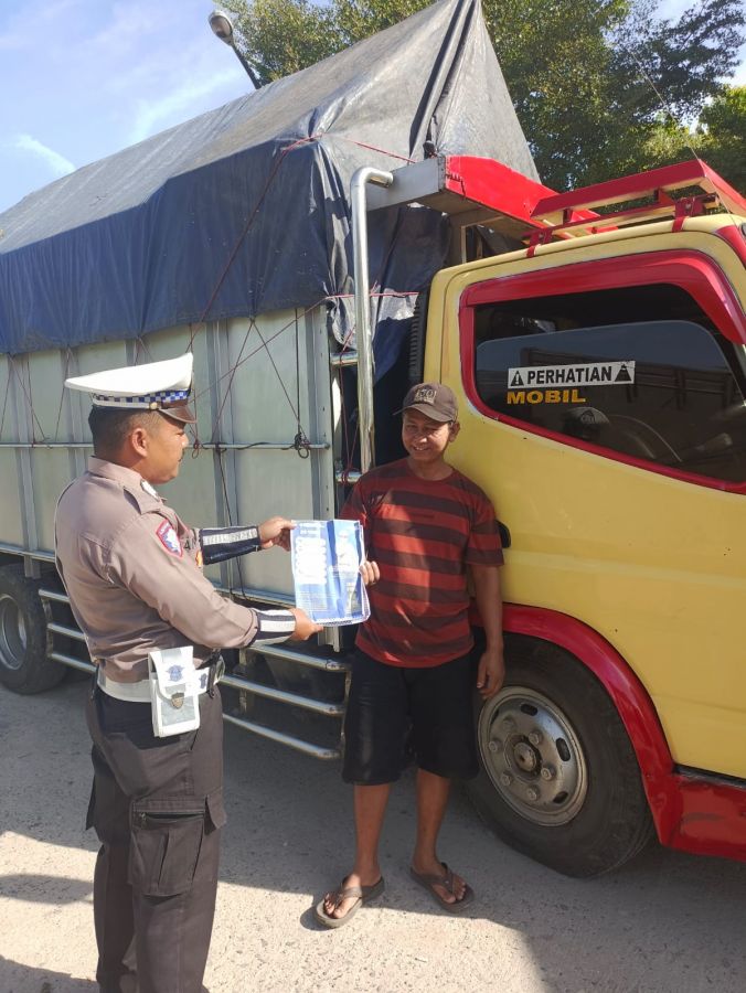 Satlantas Polres Tulang Bawang Optimalkan Sosialisasi Tentang Bahaya dan Pencegahan ODOL