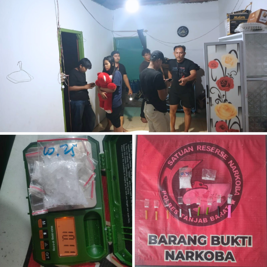Satresnarkoba Polres Tanjab Barat Gagalkan Peredaran 10 Gram Sabu, Dua Pelaku Kabur dalam Pengejaran