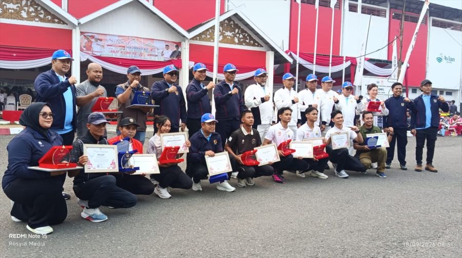 Sekda Jambi Jadi Inspektur Upacara Haornas ke-43 dan HUT KONI ke-88