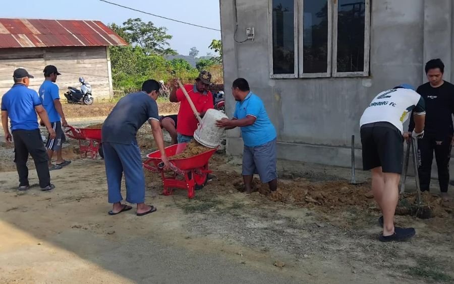 Semangat Gotong Royong Mengakar, Warga LDII Jambi Siapkan Aula Serbaguna untuk Berbagai Kegiatan