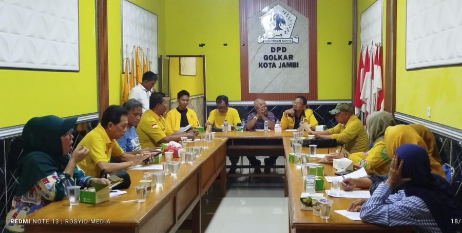Semarak HUT ke-61, Golkar Kota Jambi Siap Gelar Bakti Sosial dan Santunan Anak Yatim