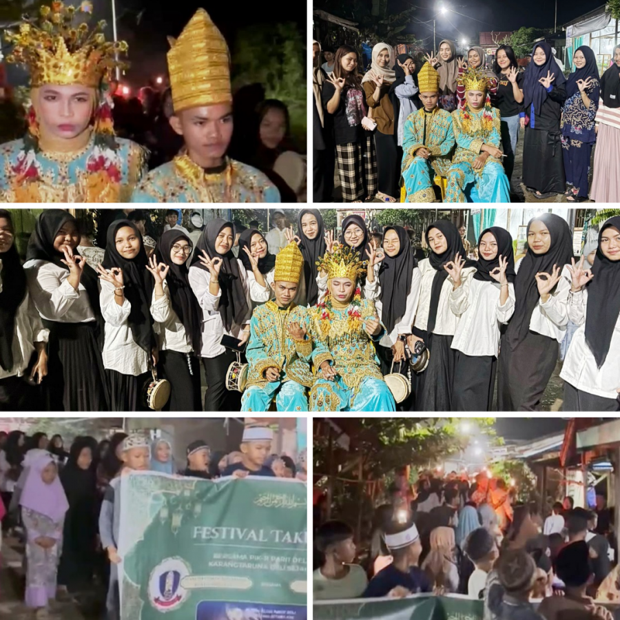 Semarak Takbiran Keliling Karang Taruna Deli Sejahtera Sambut Idul Fitri 1446 H