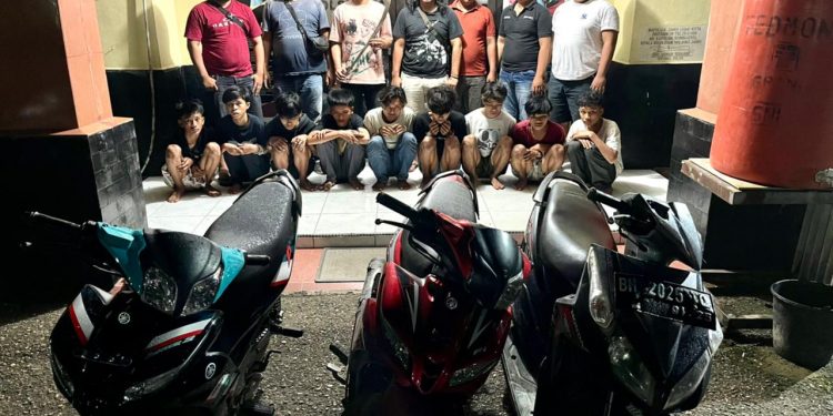 Sembilan Pelaku Pembacokan Dibekuk Polisi di Muaro Jambi