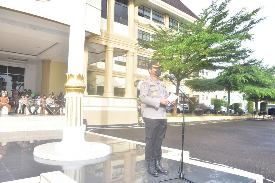 Senkom Hadiri Apel Gelar Pasukan Operasi Keselamatan di Polda Jambi