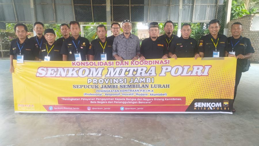 Senkom Jambi Gelar Konsolidasi dan Koordinasi Menuju Kemitran yang Prima