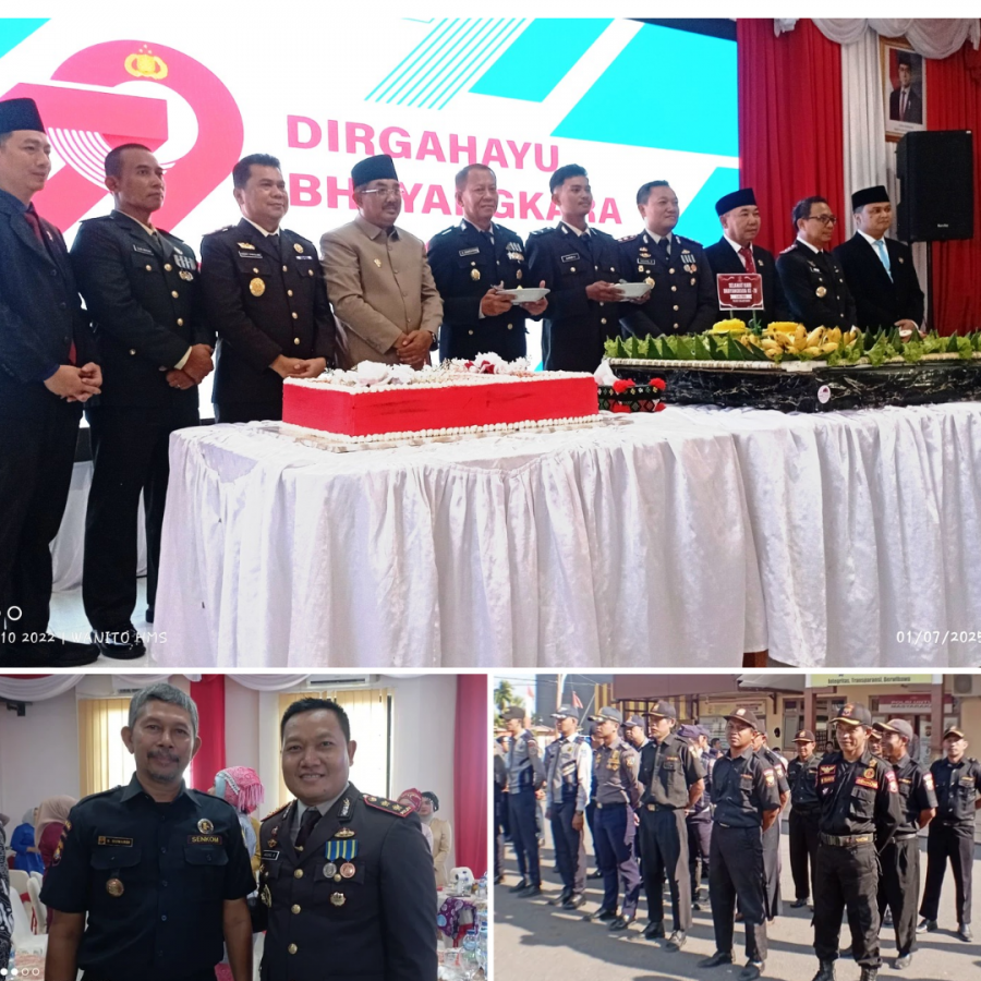 Senkom Tanjab Barat Hadiri HUT BHAYANGKARA ke-79