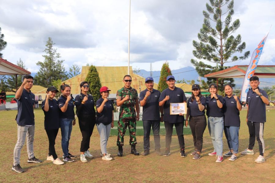 Serunya Outbound BRI bersama Yonif 756/Wimane Sili