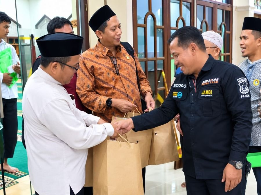 Silaturahim di Masjid Darussalam, Sekum DPP LDII Tri Gunawan Doakan De Jangek Jambi Makin Sukses