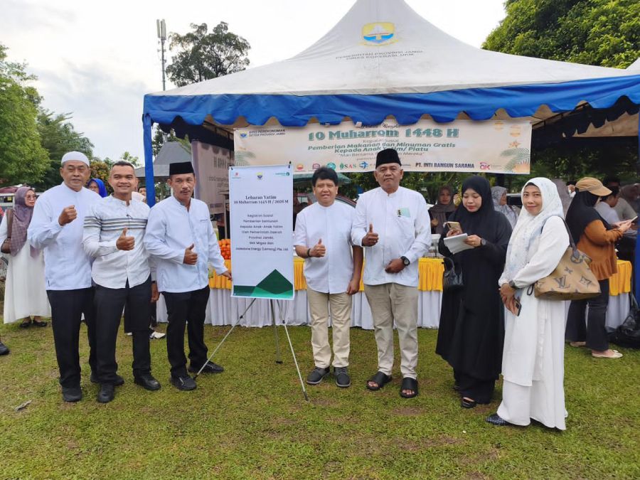 SKK Migas dan Jadestone Energy Berbagi Santunan untuk 2.000 Anak Yatim di Jambi