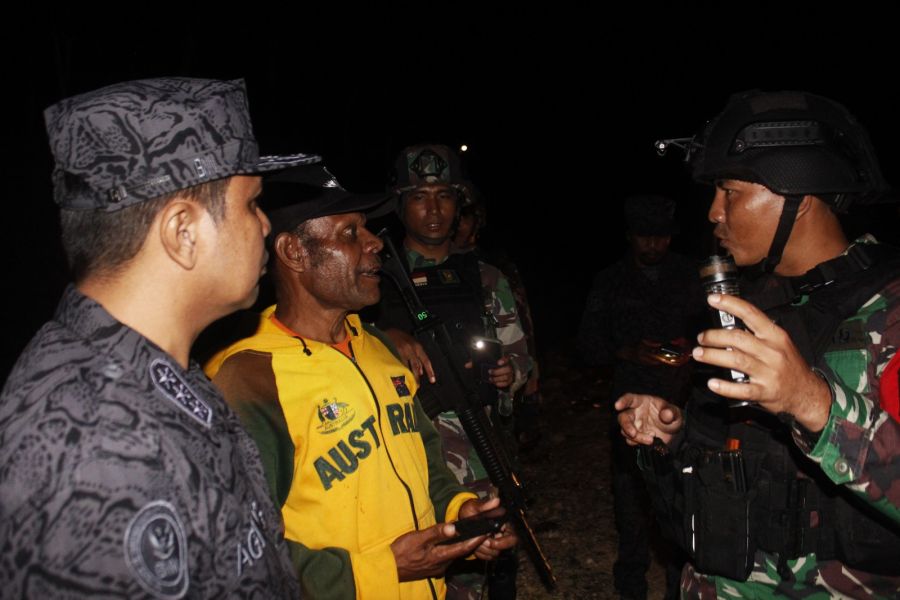 Sweeping Sinergitas Satgas Yonif 132/BS dan BNNP Papua Cegah Peredaran Narkotika di Perbatasan