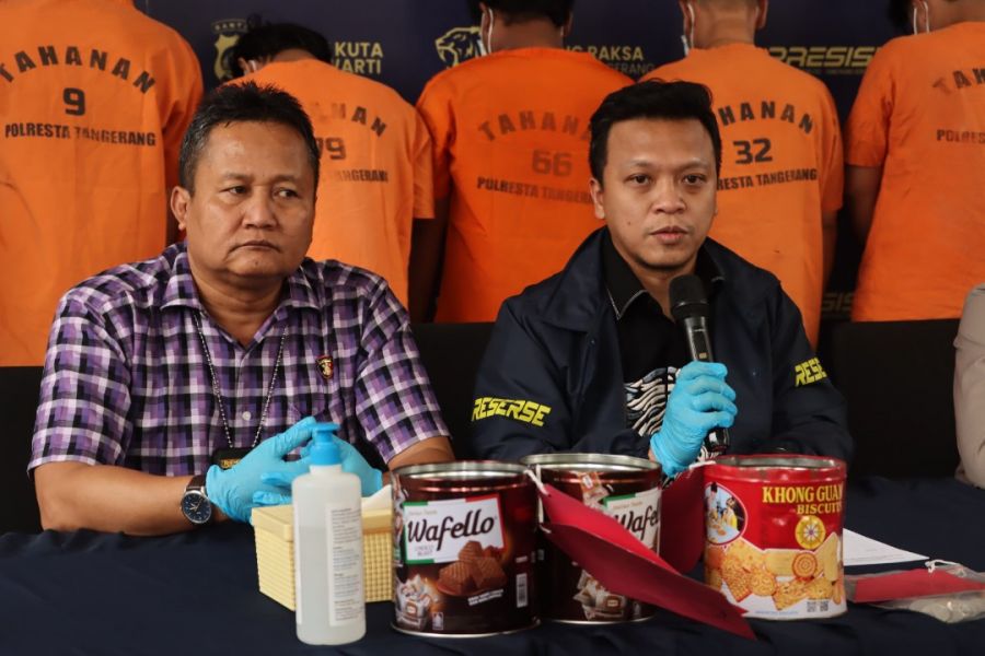 Tegas! Polresta Tangerang Lawan Premanisme, Tangkap 7 Anggota Oknum Ormas Pemalak Sopir Truk