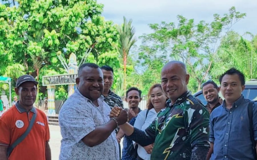 Terima Audiensi, Dandim 1701/Jayapura Siap Dukung PPNP-RI