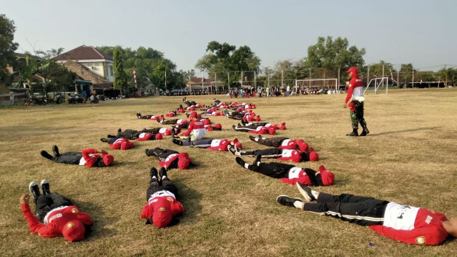 TNI Di Baturetno Latih Calon Paskibra: Cetak Generasi Muda Berjiwa Nasionalis