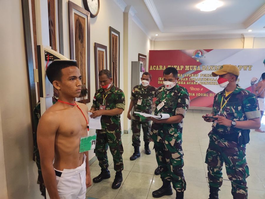 799 Pendaftar Cata PK TNI AD Gel II TA. 2022 Ikuti Sidang Parade