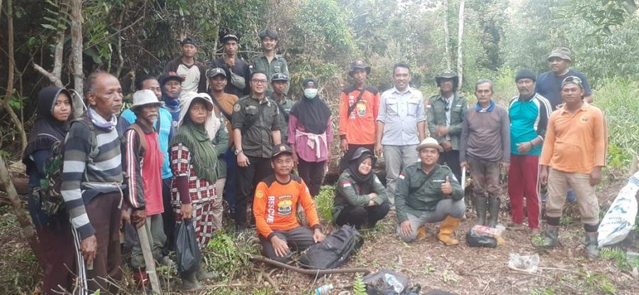 UPTD KPHP Kunker di Lokasi HLG Sungai Bramitam Tanjab Barat