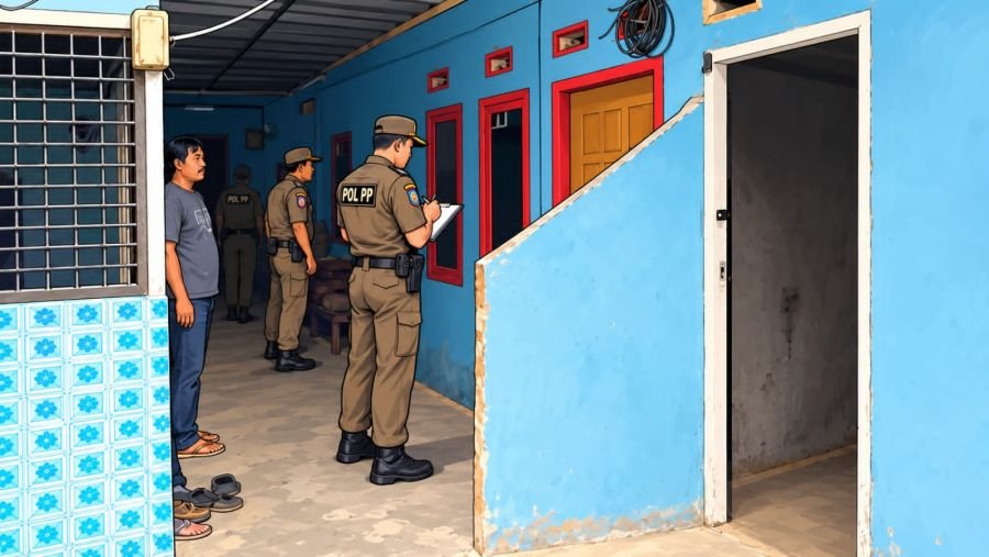 Usai Ramai Diberitakan, Satpol PP Tanjab Barat Periksa Cafe Marbun