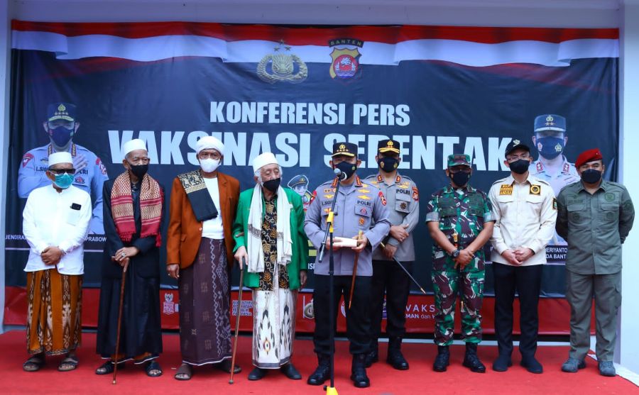 Vaksinasi di Banten Menuai Apresiasi dari Sejumlah Ulama