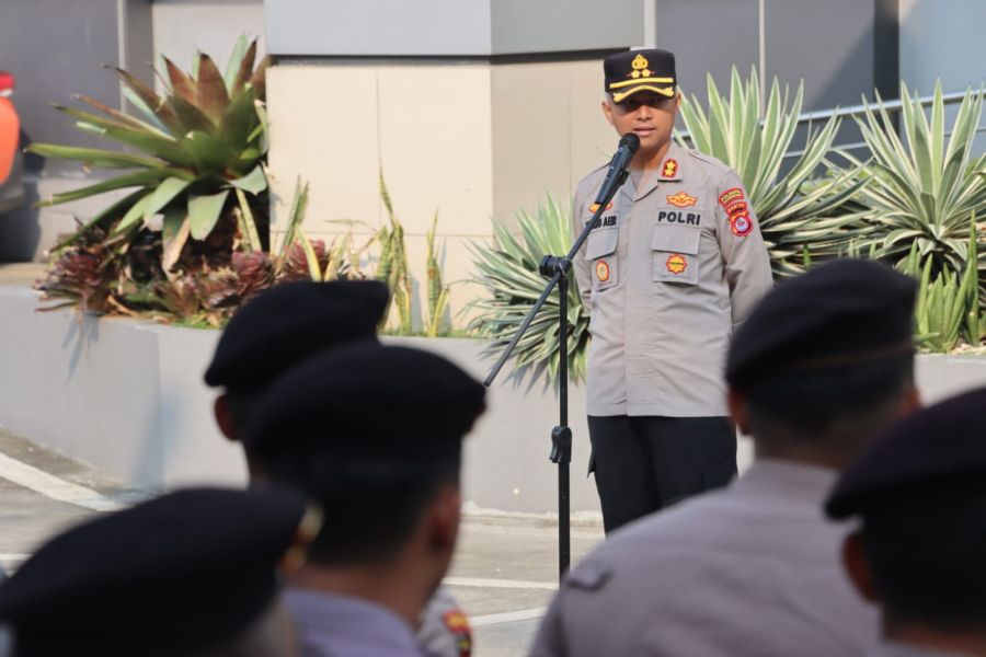 Wakapolresta Tangerang Pimpin Apel Pagi, Tekankan Kedisiplinan dalam Pelayanan Publik