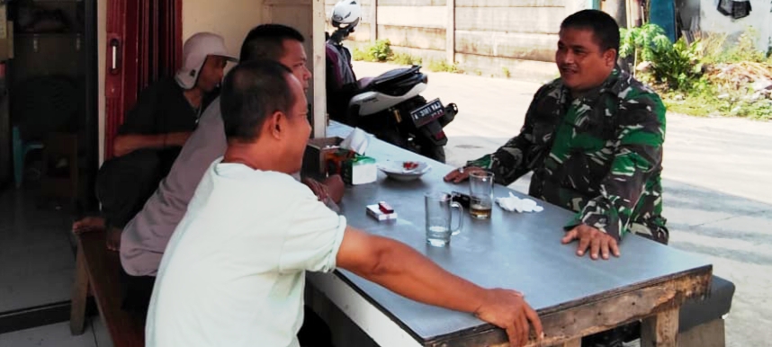 Warung Bhabinkamtibmas, Polsek Cikupa Serap Aspirasi Warga Desa Bojong