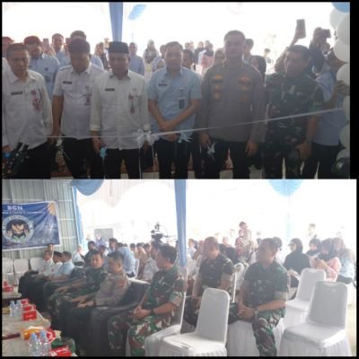 Pasipers Kodim 0301/Pekanbaru Wakili Dandim Hadiri Peresmian SPPG 3T Serentak di Wilayah Barat