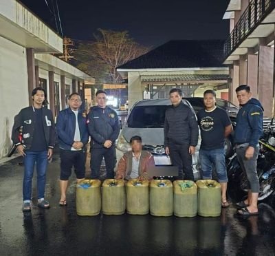 Polisi Bersama Masyarakat, Satreskrim Polres Aceh Tengah Amankan Pria Diduga Timbun BBM Pertalite